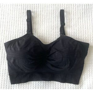 Kindred Bravely Bra Size XL Sublime Hands Free Pumping Nursing Black X-Large